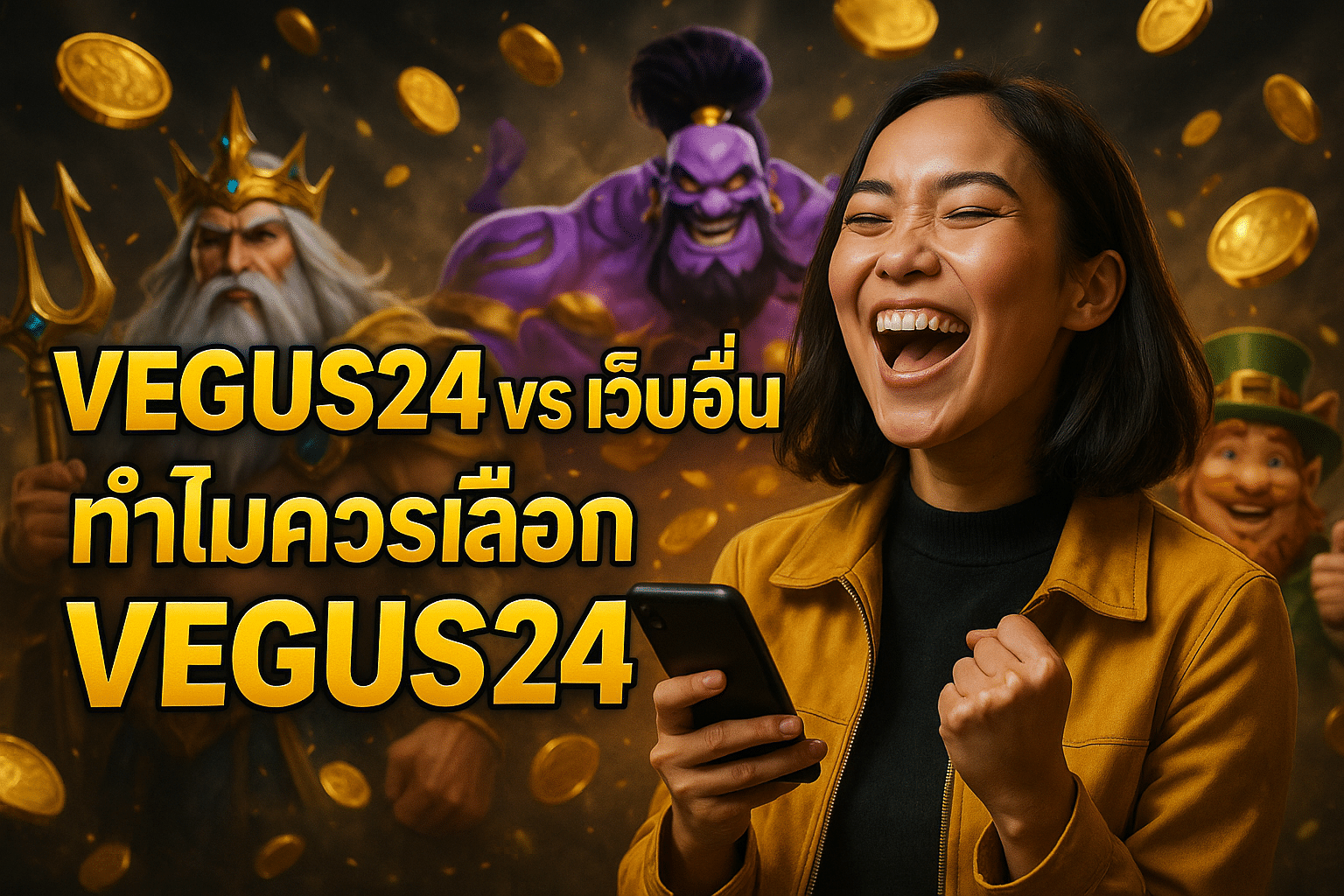 VEGUS24 vs เว็บอื่น ทำไมควรเลือก VEGUS24