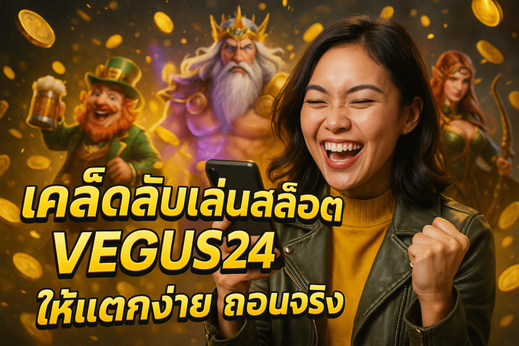 เคล็ดลับเล่นสล็อต VEGUS24 ให้แตกง่าย ถอนจริง
