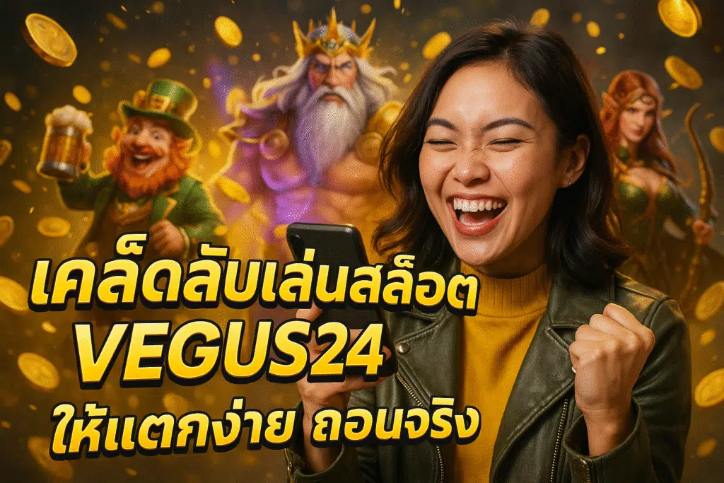 เคล็ดลับเล่นสล็อต VEGUS24 ให้แตกง่าย ถอนจริง