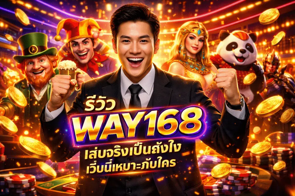รีวิว WAY168 เล่นจริงเป็นยังไง เว็บนี้เหมาะกับใคร